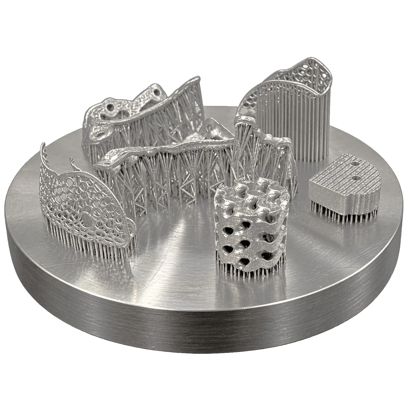 Medical titanium mesh structures