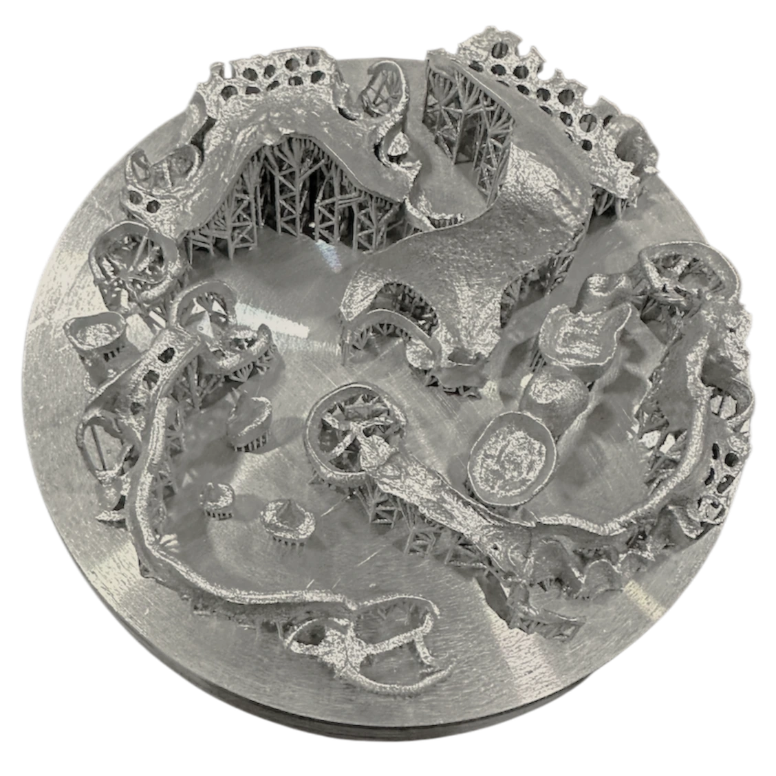 RPD and denture metal framework